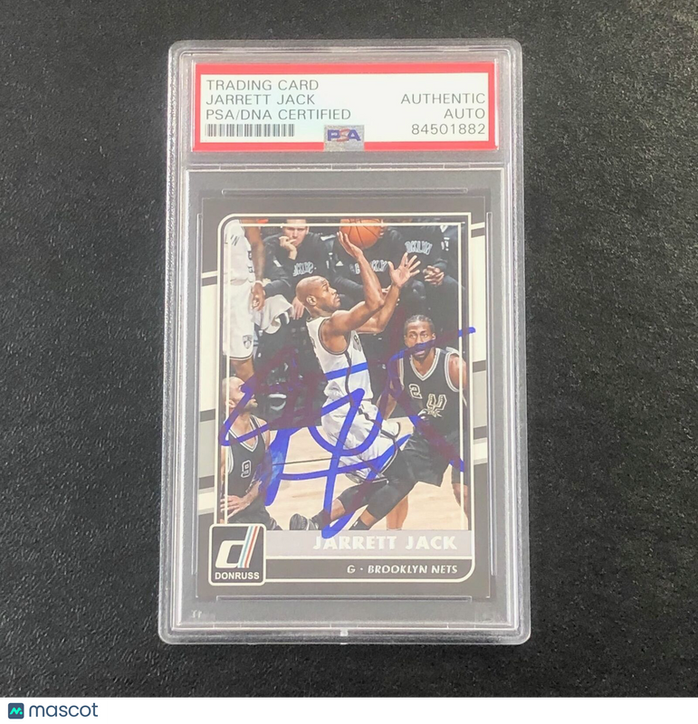 2015-16 Donruss Basketball #68 Jarrett Jack Signed Card AUTO PSA Slabbed Nets
