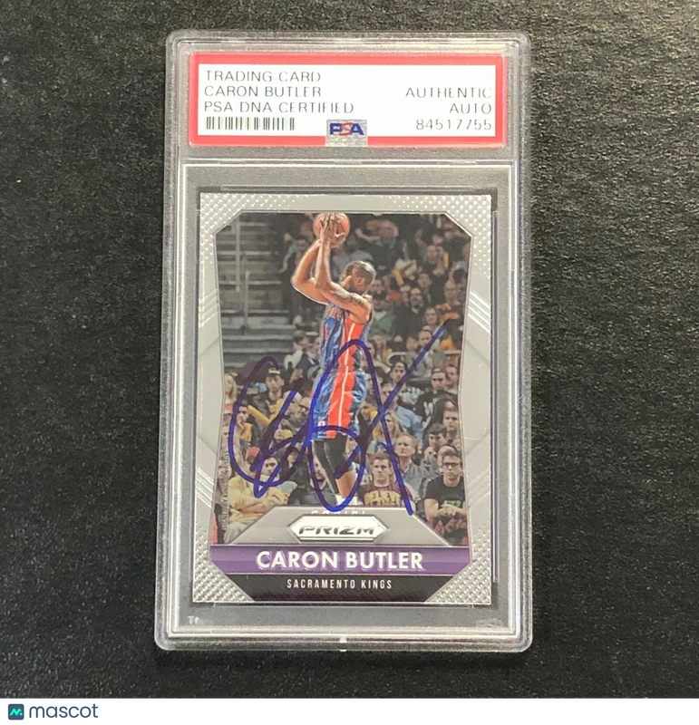 2015-16 Panini Prizm #217 Caron Butler Signed Card AUTO PSA Slabbed Kings