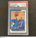 2018-19 Panini NBA Hoops #169 EVAN FOURNIER Signed Card AUTO PSA Slabbed Magic