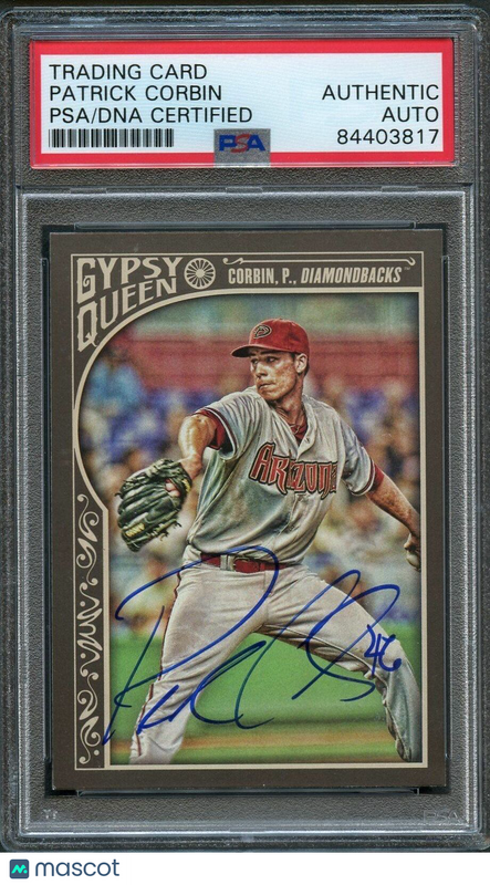 2015 Topps Gypsy Queen #224 Patrick Corbin Signed Card PSA Slabbed Auto Dbacks