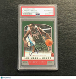2012-13 PANINI #106 Luc Mbah a Moute Signed Card AUTO PSA Slabbed Bucks