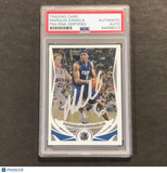 2004-05 Topps Chrome #92 Marquis Daniels Signed Card PSA Slabbed Mavericks