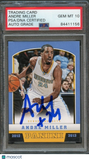 2012-13 Panini Basketball #7 Andre Miller Signed AUTO 10 PSA Slabbed Nuggets