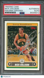 2006-07 Topps #186 Nick Collison Signed Card AUTO PSA Slabbed Sonics