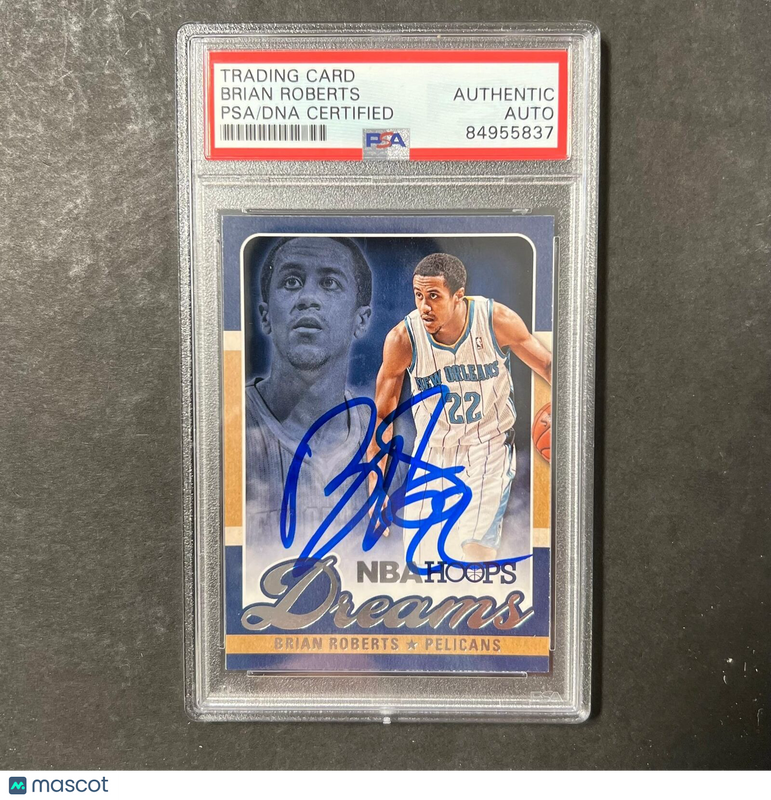 2013-14 Panini NBA Hoops #21 Brian Roberts Signed AUTO PSA Slabbed Pelicans