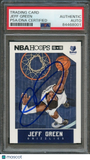 2015-16 NBA Hoops #63 Jeff Green Signed Card AUTO PSA/DNA Slabbed Grizzlies