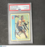 2004-05 Fleer #99 Jared Jeffries Signed Card AUTO PSA Slabbed Wizards