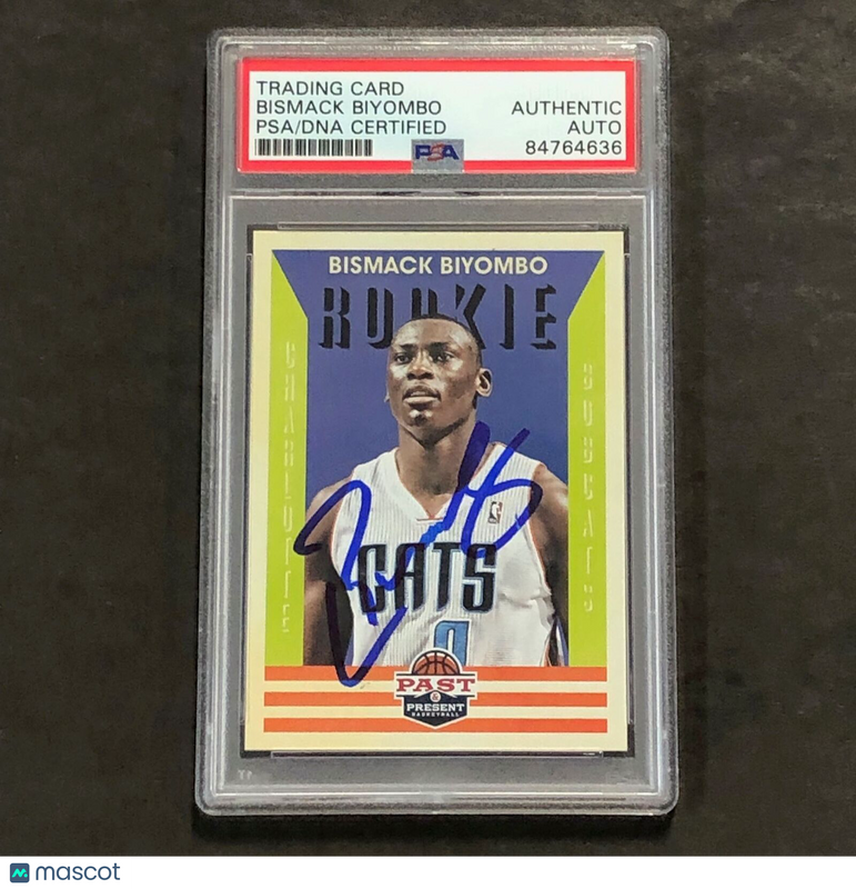 2011-12 Panini Past & Present #222 Bismack Biyombo Signed Card Auto PSA Slabbed Bobcats