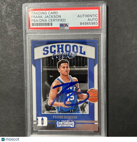 2017-18 Panini Contenders Draft Picks #22 Frank Jackson Signed Card AUTO PSA Sla