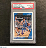 2016-17 NBA Hoops #78 Nikola Vucevic Signed Card AUTO PSA Slabbed Magic