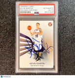 2004-05 Topps #146 Kevin Martin Signed Card AUTO PSA Slabbed RC Kings