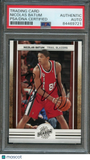 2009-10 Panini Season Update #118 Nicolas Batum Signed Card AUTO PSA Slabbed Bla