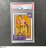2015-16 NBA Hoops #291 Larry Nance Jr. Signed Card PSA Slabbed Lakers