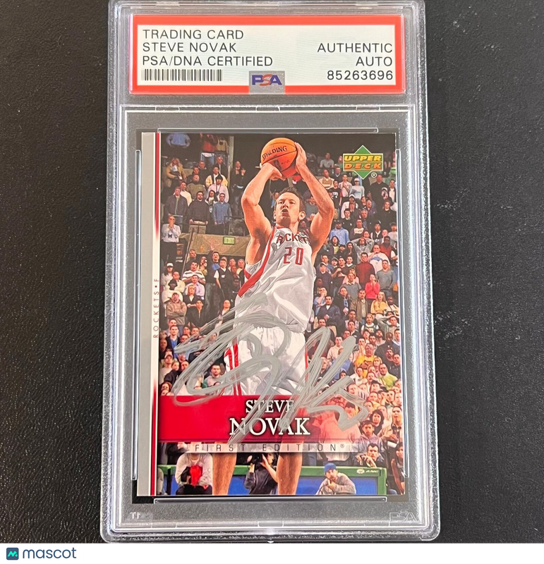 2007-08 UpperDeck FIrst Edition #12 Steve Novak Signed Card AUTO PSA Slabbed Roc