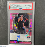 2020 Panini Prizm Draft Picks Uros Trifunovic Signed PSA Slabbed Serbia