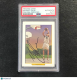 2006-07 Topps Turkey Red #101 Mehmet Okur Signed Card AUTO PSA Slabbed Jazz