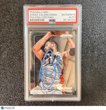 2014-15 Panini Prizm #145 Jonas Valanciunas Signed Card AUTO PSA Slabbed Toronto