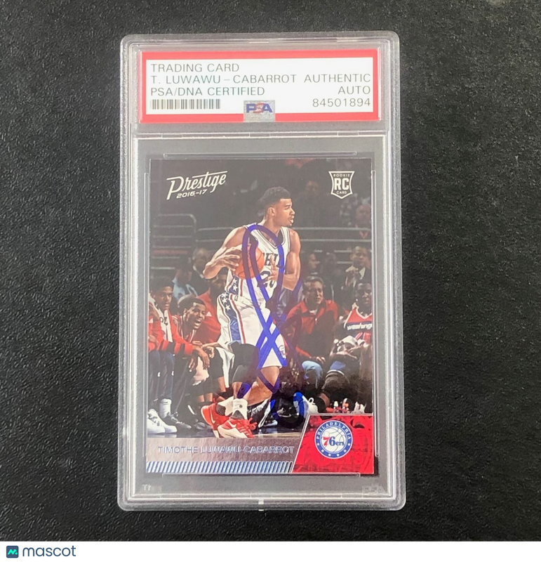 2016-17 Panini Prestige #172 Timothe Luwawu-Cabarrot Signed Card AUTO PSA Slabbe