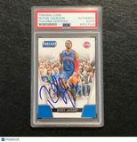 2016-17 Panini Threads #77 Reggie Jackson Signed Card Auto PSA Slabbed Pistons