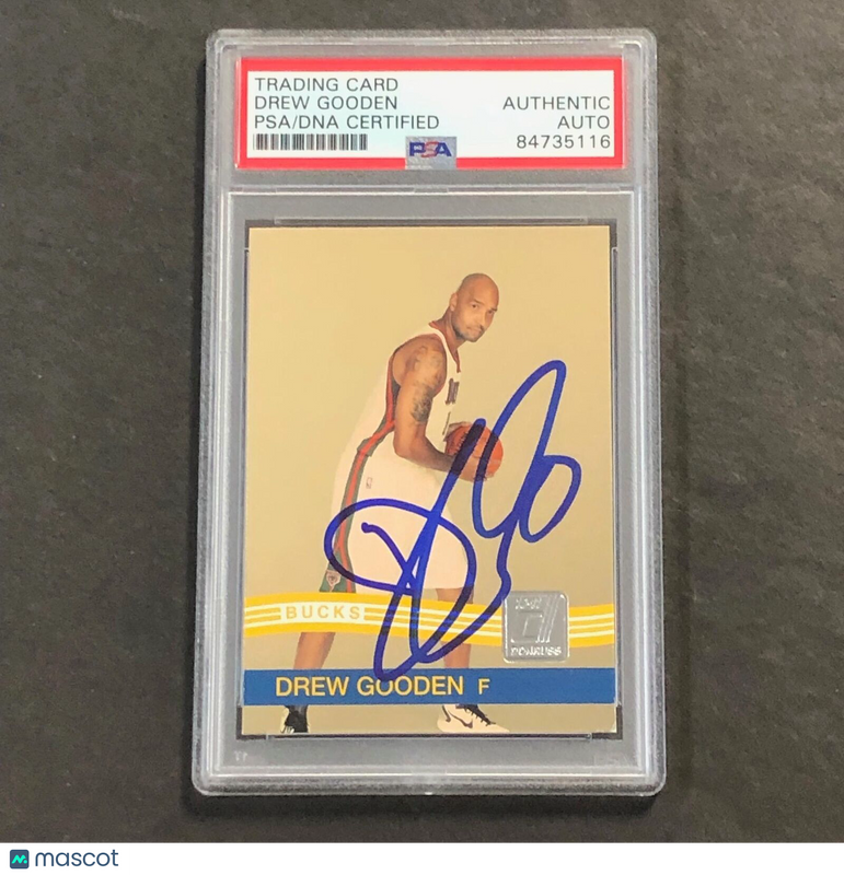 2010-11 Donruss Basketball #73 Drew Gooden Signed Card AUTO PSA/DNA Slabbed Buck