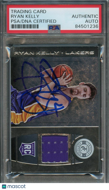 2013-14 Totally Certified Memorabilia #194 Ryan Kelly Signed Card AUTO PSA Slabb
