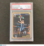 2014-15 NBA Hoops #107 Kosta Koufos signed Card Auto PSA Slabbed Grizzlies
