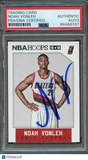 2015-16 NBA Hoops #126 Noah Vonleh Signed Card AUTO PSA/DNA Slabbed Portland Tra