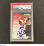 2003 Donruss Champions #73 Sean Casey Signed Card PSA Slabbed Auto Reds