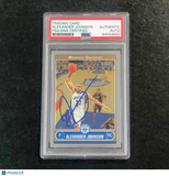 2006-07 Topps Chrome #205 Alexander Johnson Signed Card AUTO PSA Slabbed Grizzli
