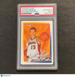2005-06 Topps Total #236 Andris Biedrins Signed Card AUTO PSA Slabbed Warriors