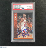 2012-13 Panini Threads #20 John Lucas III Signed Card AUTO PSA Slabbed Raptors