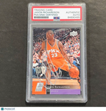 2009-10 Upper Deck Basketball #152 Jason Richardson Signed Card AUTO PSA Slabbed