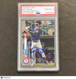 2020 Topps Chrome #U-60 Nick Solak Signed Card AUTO 10 PSA Slabbed Rangers