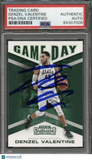 2016 Panini Contenders Draft Picks #12 Denzel Valentine Signed Card AUTO PSA Sla