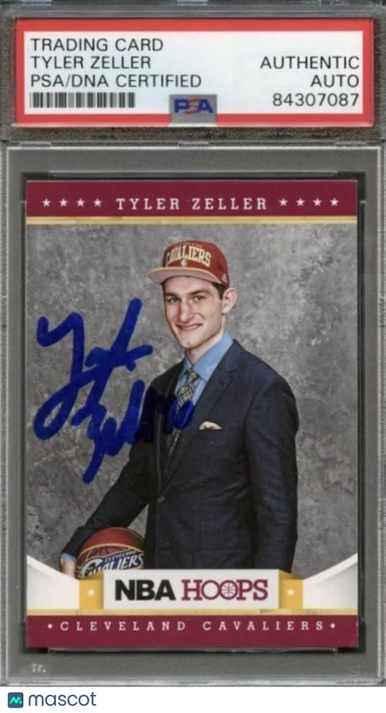 2012-13 NBA Hoops #289 Tyler Zeller Signed Card AUTO PSA Slabbed RC Rookie