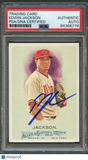 2010 Allen and Ginter #5 Edwin Jackson Signed Card PSA Slabbed Auto Dbacks