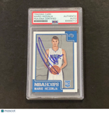 2015-16 NBA Hoops #285 Mario Hezonja Signed Rookie Card AUTO PSA/DNA Slabbed RC