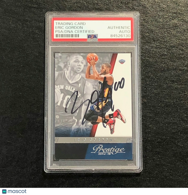 2014-15 Panini Prestige #30 Eric Gordon Signed Card AUTO PSA Slabbed Pelicans