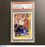 1991 Upper Deck #261 Rod Higgins Signed Card AUTO PSA Slabbed Warriors