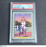 2006-07 Topps Turkey Red #65 Chris Duhon Signed Card AUTO PSA Slabbed Bulls