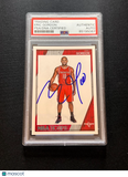 2015-16 Panini NBA Hoops #104 Eric Gordon Signed Card AUTO PSA Slabbed Pelicans