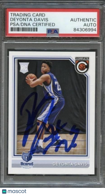 2016-17 Panini Complete #85 Deyonta Davis Signed Card AUTO PSA Slabbed RC Rookie