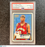 2008-09 Topps Basketball #38 Al Harrington Signed Card AUTO PSA Slabbed Pacers