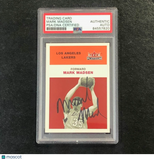 2001-02 Fleer Platinum #183 Mark MadsenSigned Card Auto PSA Slabbed Lakers