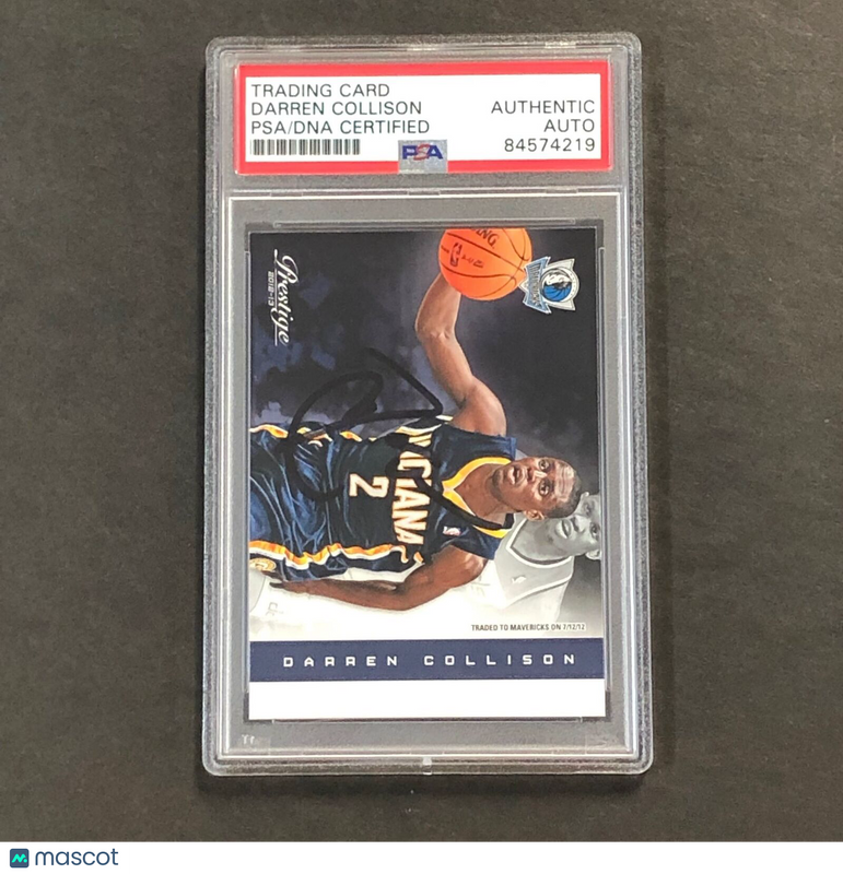 2012-13 Panini Prestige #27 Darren Collison Signed Card AUTO PSA Slabbed Maveric