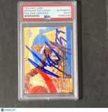2009-10 Upper Deck #198 Brendan Haywood Signed Card AUTO PSA Slabbed Wizards