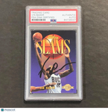 1995-96 Skybox Basketball #301 Vin Baker Signed Card PSA/DNA Slabbed Bucks