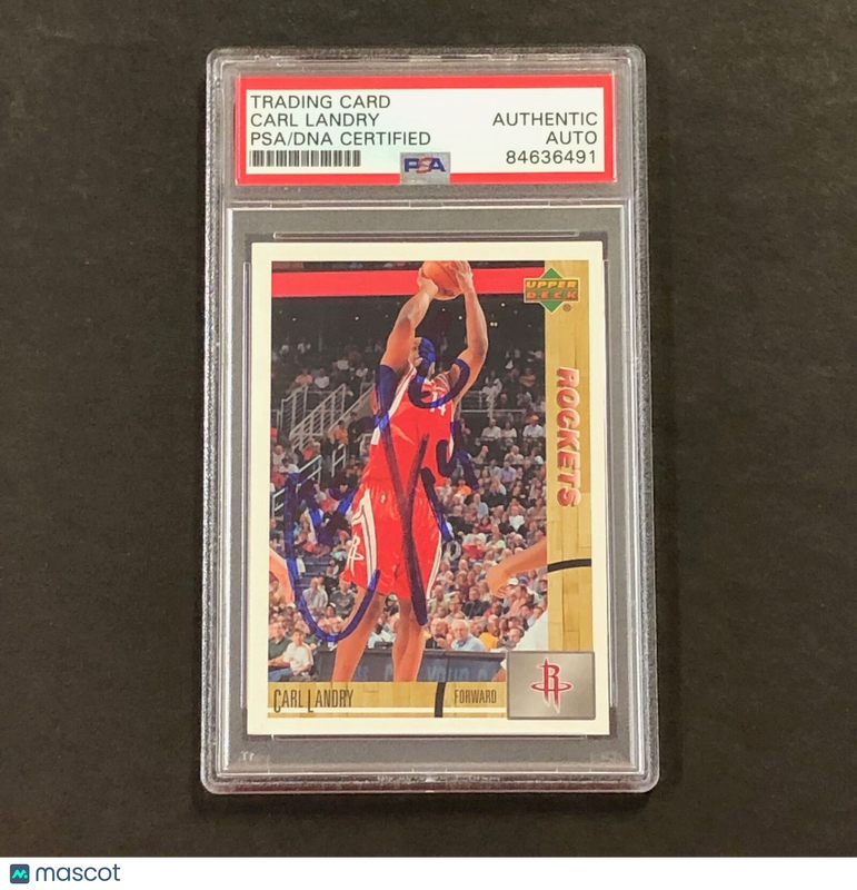 2008-09 NBA Upper Deck #175 Carl Landry Signed Card AUTO PSA/DNA Slabbed