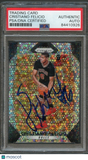 2017-18 Panini Prizm #243 Cristiano Felicio Signed Card AUTO PSA Slabbed Bulls