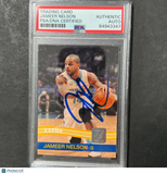 2010 Panini Donruss #179 Jameer Nelson Signed Card AUTO PSA Slabbed Magic